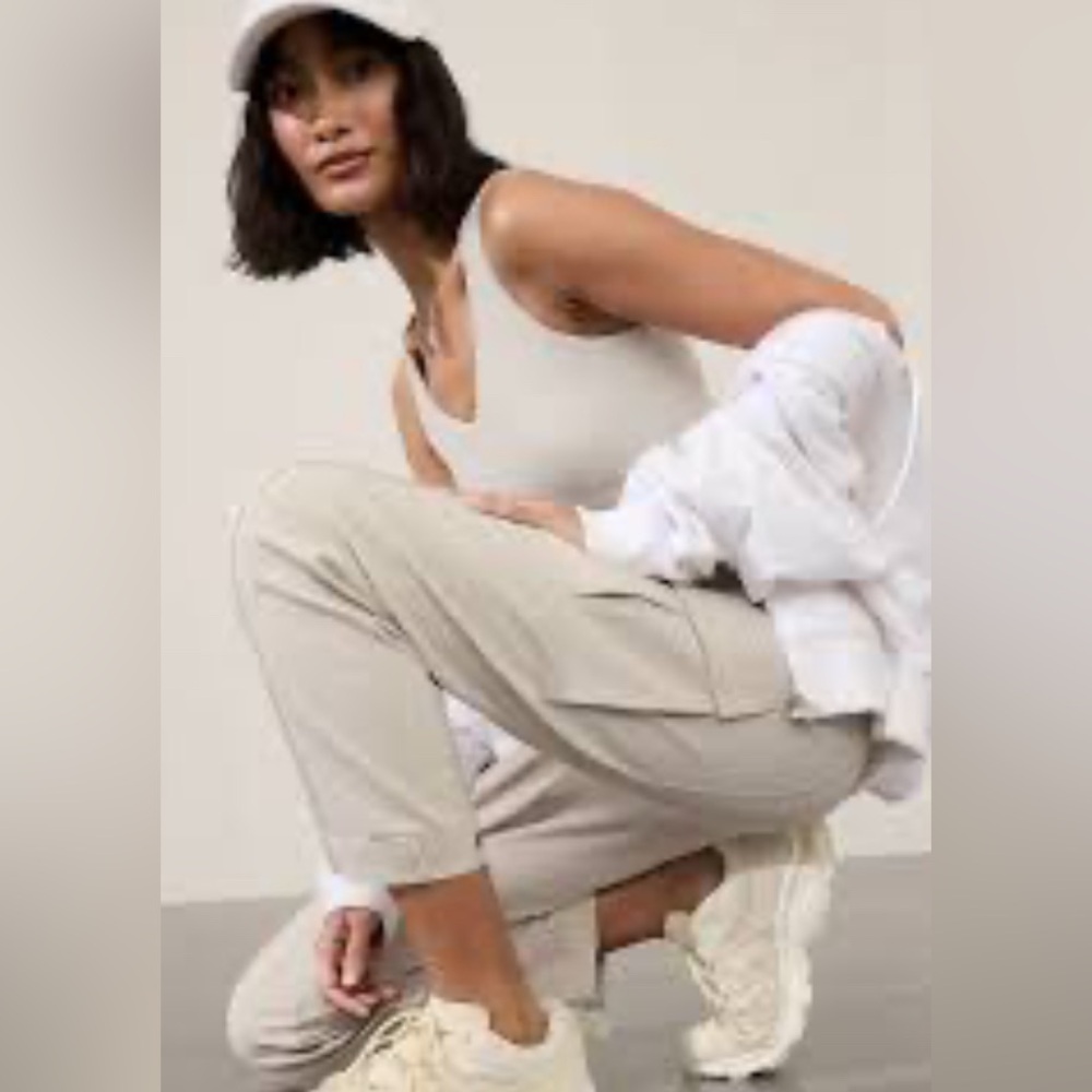 Athleta Endless Cargo Pants Abalone
